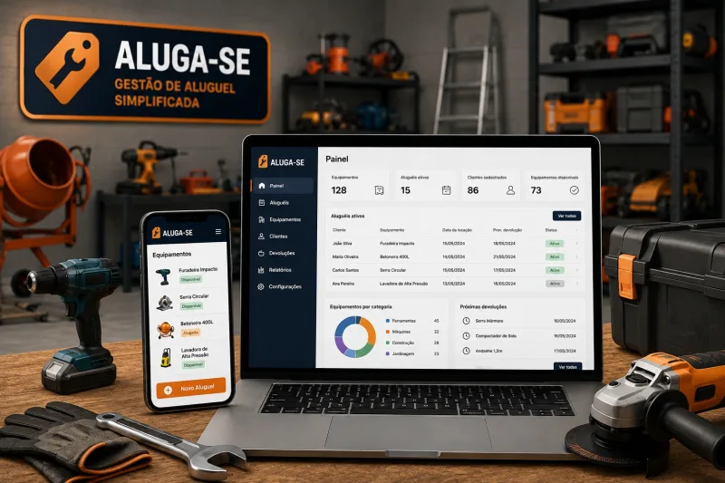 Aluga-se - Sistema de Aluguel de Equipamentos e Ferramentas
